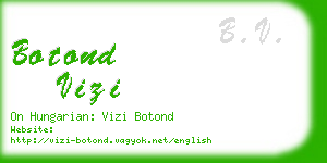 botond vizi business card